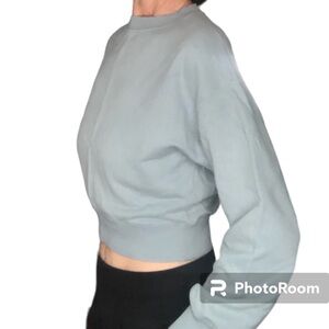 Dynamite Sage Green  Cropped Sweatshirt size XS